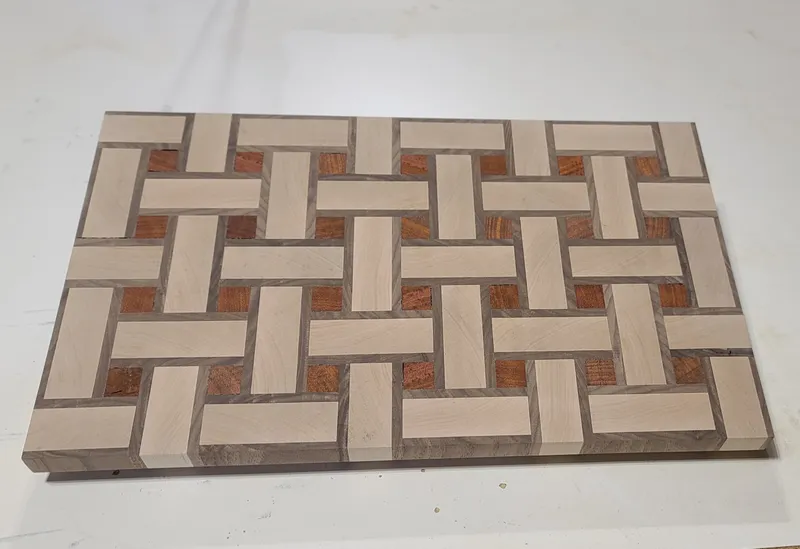 Basket Weave Cutting Board — detail photo 12