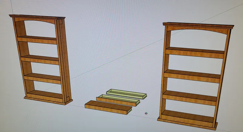 Cherry Bookcase — detail photo 1