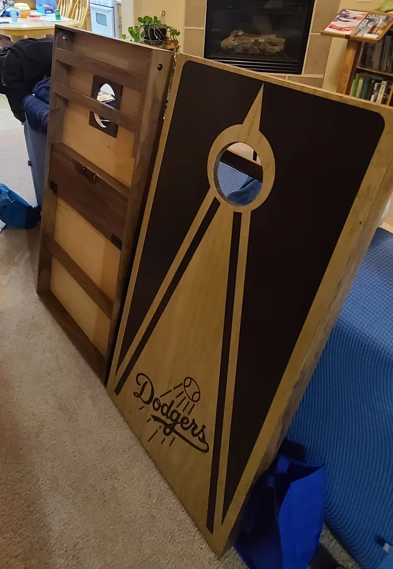 Dodgers Cornhole Boards — detail photo 11