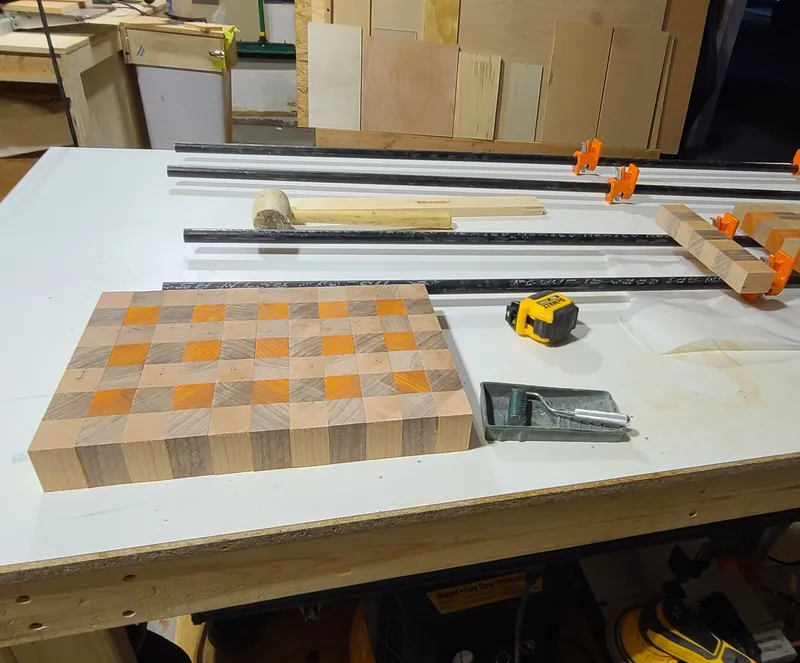 Plaid Cutting Board — detail photo 1